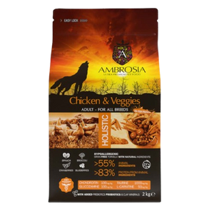 Ambrosia grain free adult chicken & veggies 2k