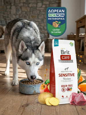 Brit Care Sensitive Digestion & Skin Grain Free Venison 12kg | Free BOX NOW delivery when you buy 1 bag