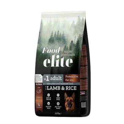 "Food Elite Maintenance Αρνί & Ρύζι 15kg - Ξηρά Τροφή για Ενήλικους Σκύλους"