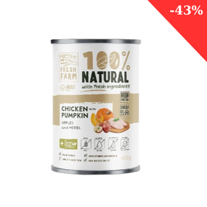 Fresh Farm 100% Natural χονδροκομμένο Πατέ με κοτόπουλο 400gr
