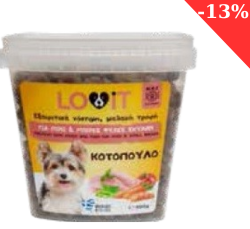 Lovit μαλακή τροφή με Κοτόπουλο 500gr - Για Μίνι & Μικρά Σκυλάκια