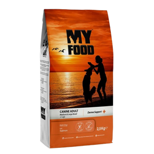 "Myfood Derma Support Adult Σολομός 12kg - Ξηρά Τροφή για Ενήλικους Σκύλους Medium & Large Breed"