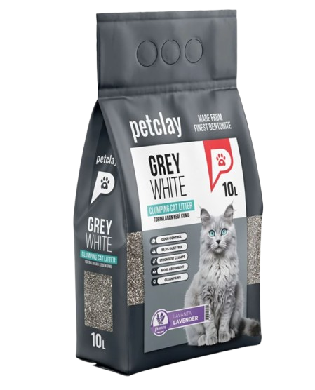 Petclay White Grey lavender Cylinder 10kg