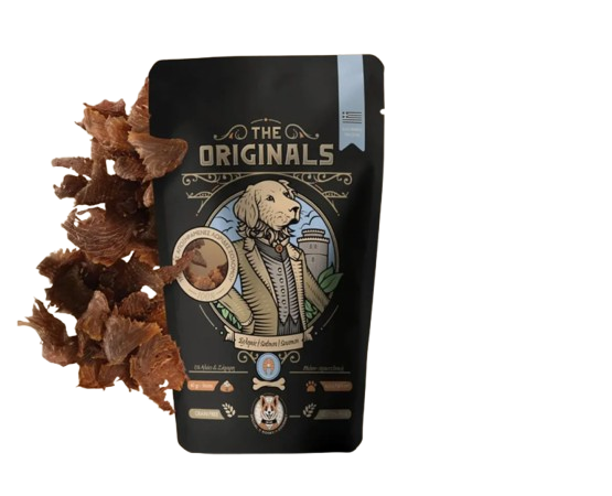 The Originals Grain Free 80gr Salmon - Αποξηραμένες λωρίδες σολομού για σκύλους, grain free & gluten free
