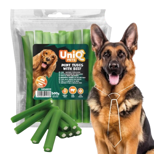 Uniq Dental Tubes with Mint & Beef 500gr