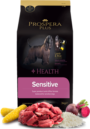"Prospera Plus Sensitive τροφή σκύλου 3kg με αρνί για ευαίσθητη πέψη"