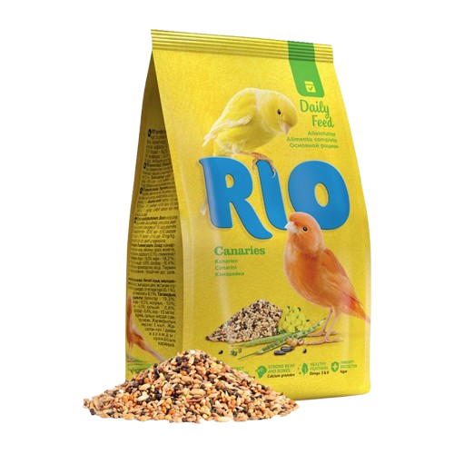 "Rio Canary 1kg - Πλήρης τροφή με δημητριακά και σπόρους για καναρίνια"