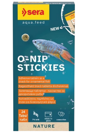 SERA O-Nip Stickies 24Tabs/16gr | Λιχουδιές FD για Όλα τα Ψάρια