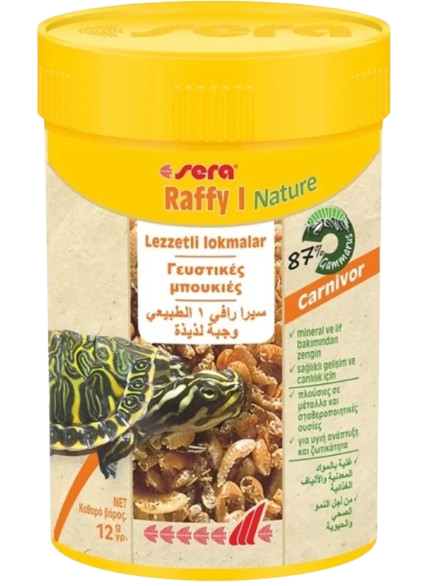 SERA Raffy I Nature 100ml/14gr | Τροφή για Χελώνες & Ερπετά