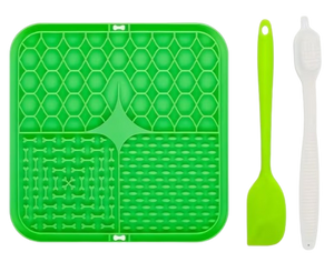 Slow feeder με σπάτουλα 16x16 cm για σκύλους και γάτες — αργή και υγιεινή σίτιση