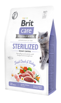 Brit care cat sterilised weight control 2Kgr