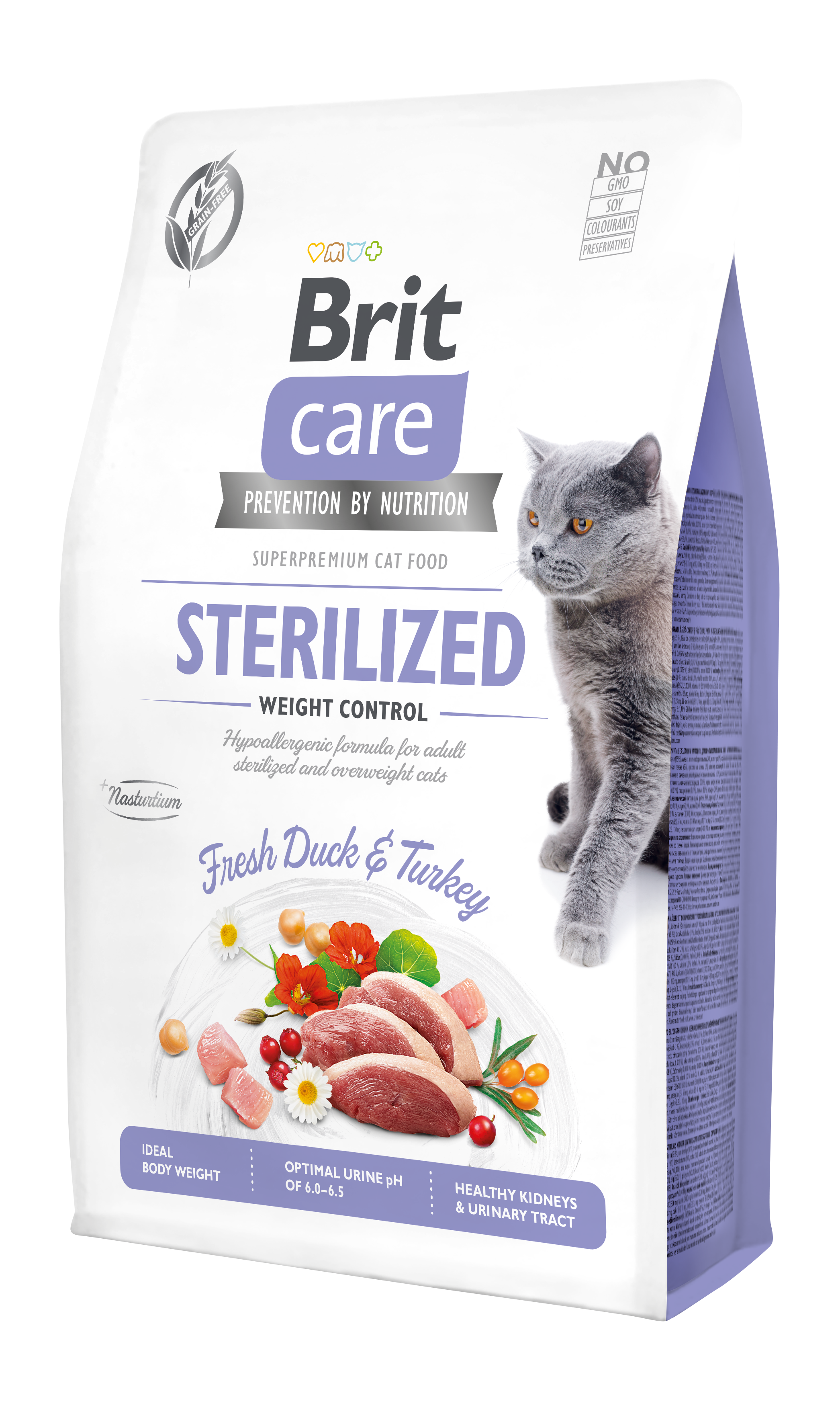 Brit care cat sterilised weight control 2Kgr