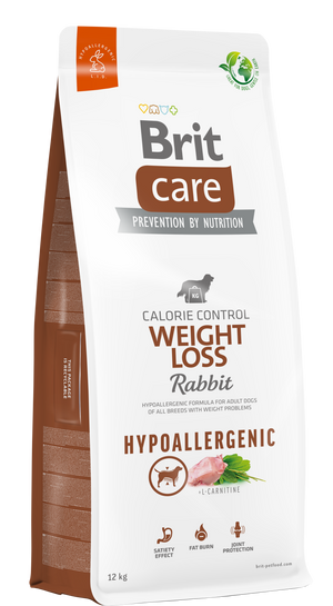 "Brit Care Hypoallergenic Weight Loss Rabbit υποαλλεργική ξηρά τροφή για διαχείριση βάρους 12kg"