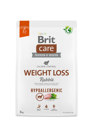 Brit Care Hypoallergenic Weight Loss Rabbit υποαλλεργική ξηρά τροφή για διαχείριση βάρους 3kg"