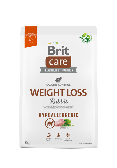 Brit Care Hypoallergenic Weight Loss Rabbit υποαλλεργική ξηρά τροφή για διαχείριση βάρους 3kg"