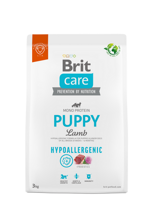 "Brit Care Hypoallergenic Puppy Lamb υποαλλεργική ξηρά τροφή για κουτάβια 3kg"