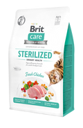 Brit Care Cat Sterilised Urinary Health με κοτόπουλο 2kg - Υποαλλεργική τροφή για στειρωμένες γάτες
