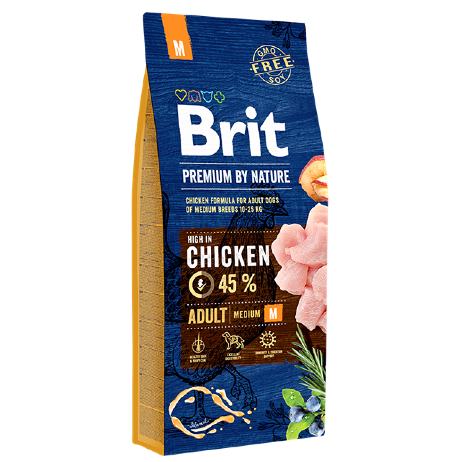 Brit premium by nature M chicken 3Kgr