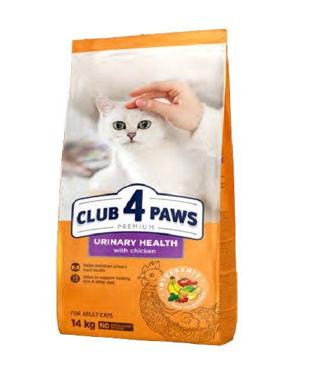 Club 4 paws cat urinary health with chicken 14 Kg