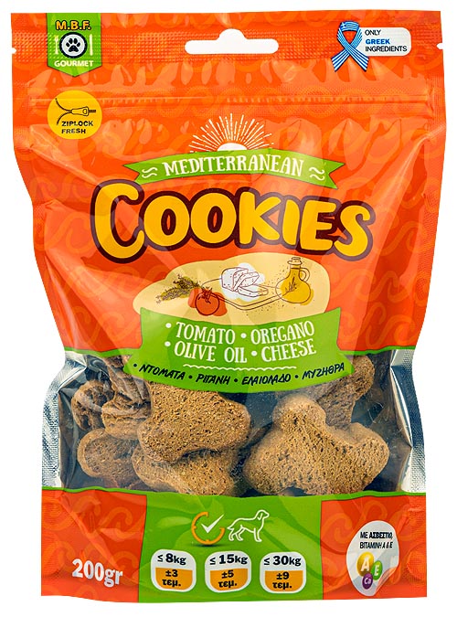 MBF  Μπισκότα κόκκαλο “M” 200gr