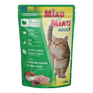 Miau Miau Adult Turkey 100gr