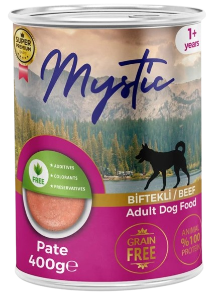 Mystic Super Premium Grain Free Beef pate 400gr