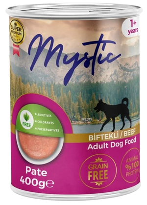 Mystic Super Premium Grain Free Beef pate 400gr