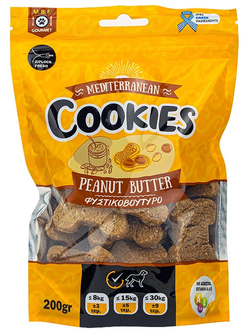 MBF Μπισκότα κόκκαλο “M” 200 gr