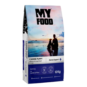 "Myfood Derma Support Puppy Αρνί & Ρύζι 12kg - Ξηρά Τροφή για Κουτάβια Medium Large Breed"