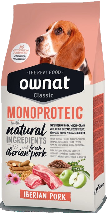 Ownat monoprotein adult iberian pork 12 Kg