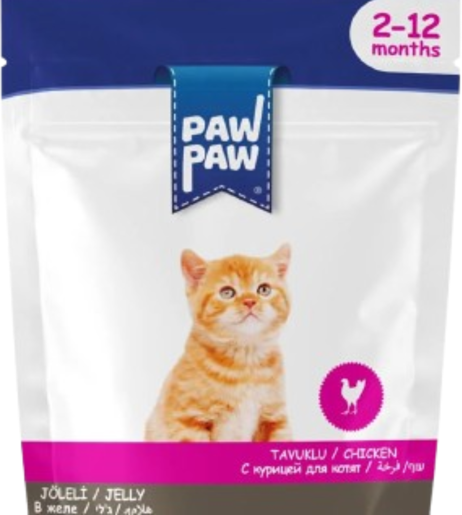 Pawpaw Jelly 85gr για Γατάκια με Κοτόπουλο σε Φακελάκι
