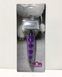 Pet Camelot βούρτσα slicker small για σκύλους με μαλακή χειρολαβή
