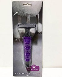 Pet Camelot βούρτσα deshedding αφαίρεσης νεκρού τριχώματος small για μικρά κατοικίδια
