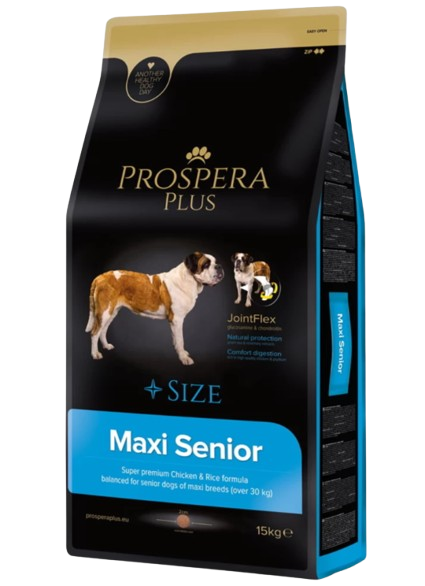 Prospera Plus Maxi Senior ξηρά τροφή 3kg για ηλικιωμένους μεγαλόσωμους σκύλους