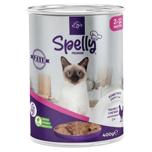 Spelly Premium kitten chicken pate 400gr