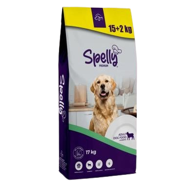 "Spelly Premium Low Grain Αρνί & Ρύζι 15+2kg - Ξηρά Τροφή για Ενήλικους Σκύλους"