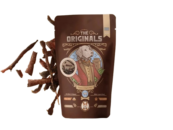The Originals Grain Free 80gr Pork - Αποξηραμένες λωρίδες χοιρινού για σκύλους, grain free & gluten free