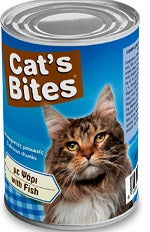 Cat's Bites με ψάρι 410gr