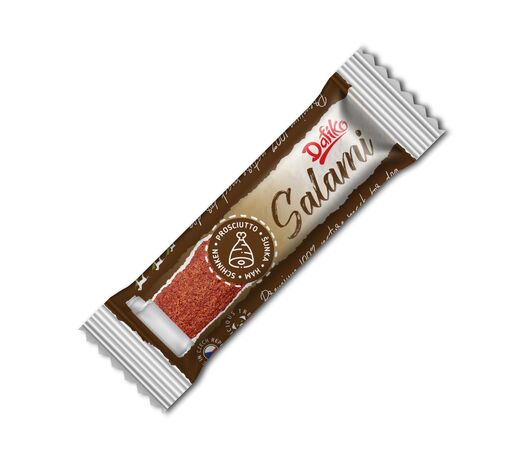 "Dafiko Salami Prosciutto Ham 45g — λιχουδιά σκύλου σε μπάρα"