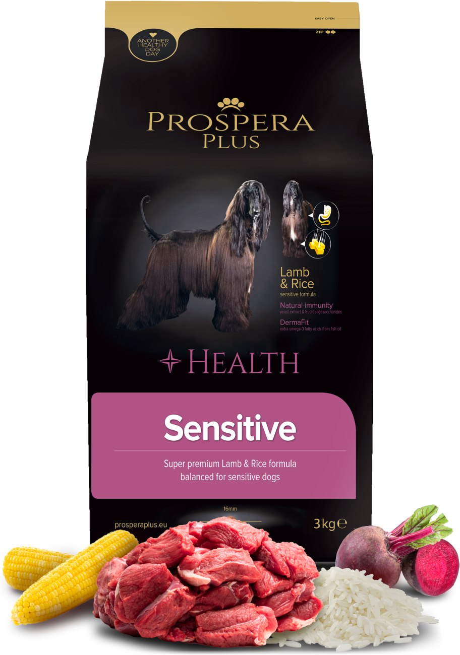 "Prospera Plus Sensitive τροφή σκύλου 3kg με αρνί για ευαίσθητη πέψη"
