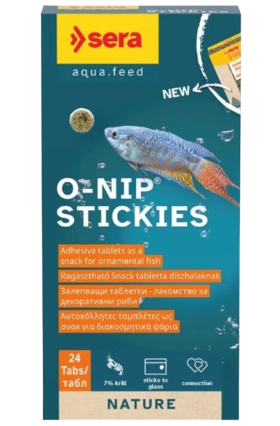 SERA O-Nip Stickies 24Tabs/16gr | Λιχουδιές FD για Όλα τα Ψάρια