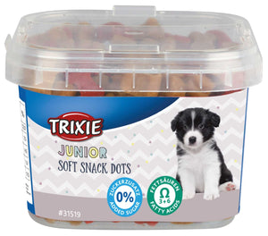 Trixie Junior Soft Snack Dots 140gr, μαλακές λιχουδιές για κουτάβια με κοτόπουλο και σολομό
