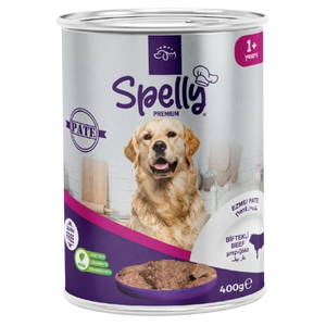 Spelly Premium adult dog Beef pate 400gr